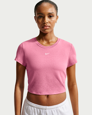 Nike Sportswear Chill Knit Women's Cropped T-Shirt. Nike.com